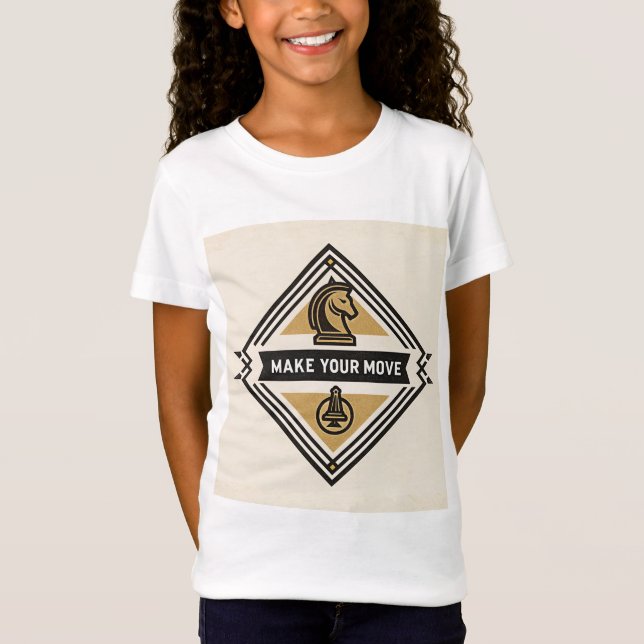 Camiseta Make Your Move – Chess Piece Design (Anverso)