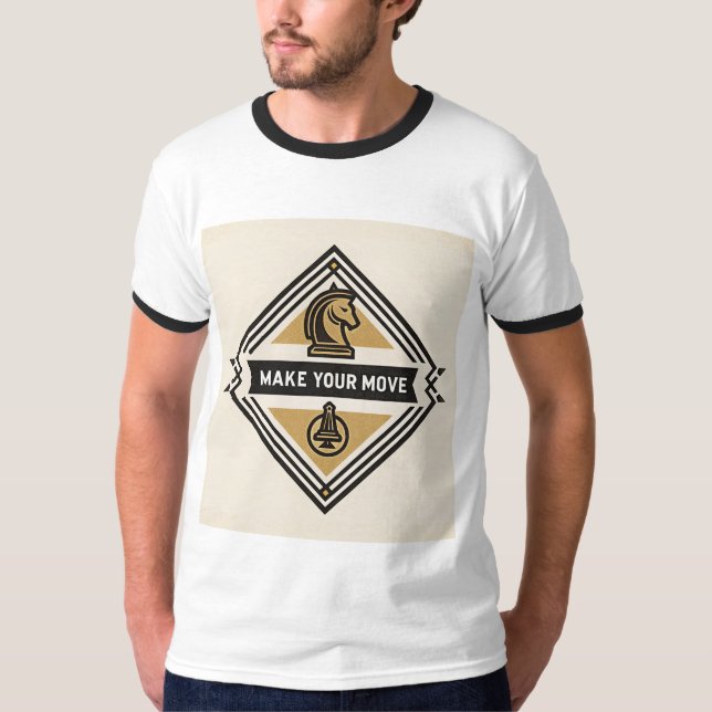Camiseta Make Your Move – Chess Piece Design (Anverso)