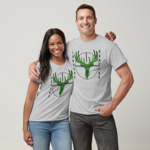 Camiseta Make Your Own Deer Hunting Logo, Mock Hunting Logo
