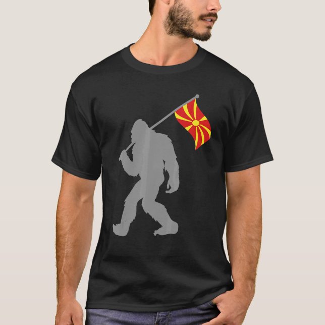 Camiseta Makedonija O Bandera Del Norte De Macedonia En Mac (Anverso)