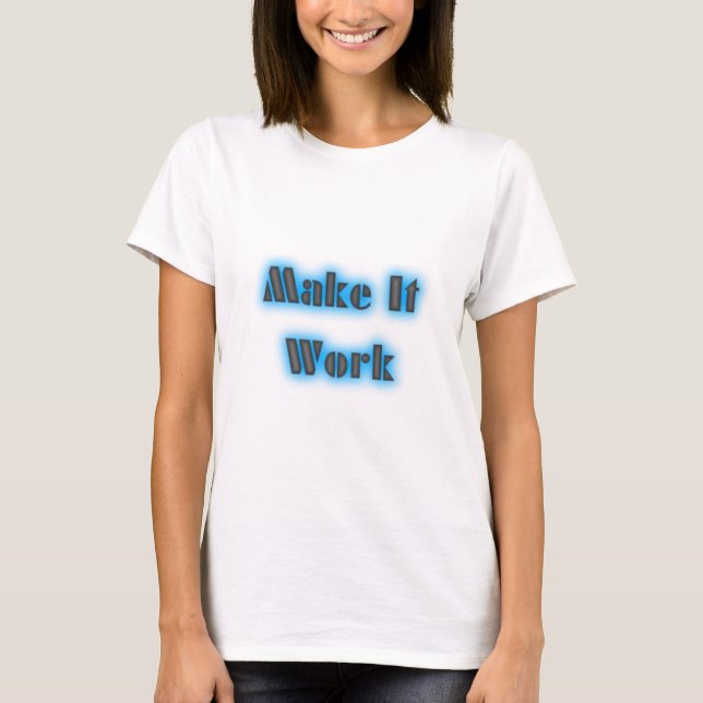 Camiseta makeiworkBLUE3BIGGER (Anverso)