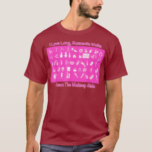 Camiseta Makeup Artist I Like Long Romantic Walks Down