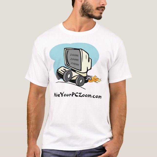 Camiseta MakeYourPCZoom.com (Anverso)