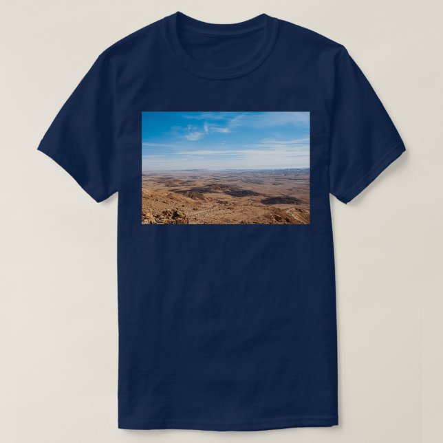 Camiseta Makhtesh Ramon una característica geológica de Isr (Diseño del anverso)