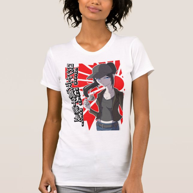 Camiseta Makiko - Trace Conner Book Series Fan Art (Anverso)