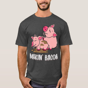 Camiseta Makin Bacon Pig Bacon Farmer