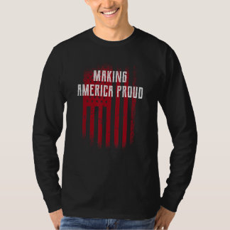 Camiseta Making America Proud 4th of July Independence Four