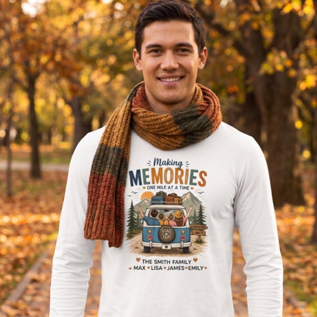 Camiseta Making Memories One Mile at a Time | Custom Family (Subido por el creador)