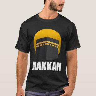 Camiseta Makkah islámico musulmán Kaaba Ciudad saudita Mekk