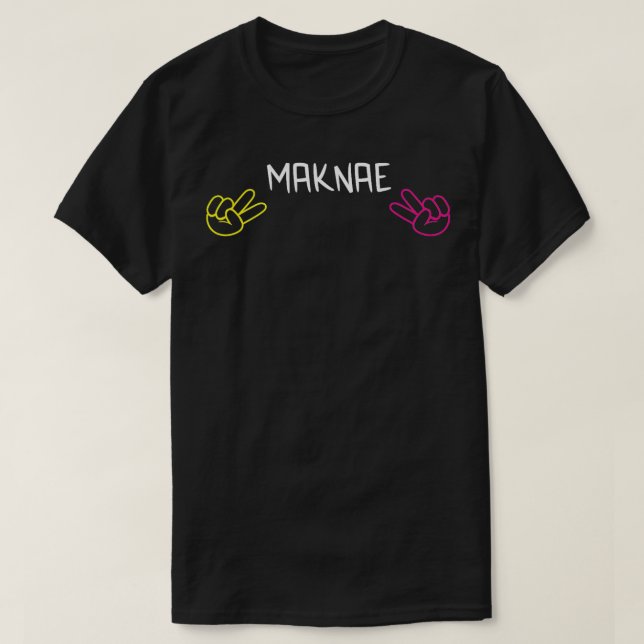 Camiseta Maknae Kpop Gracioso regalo para fans de la música (Diseño del anverso)