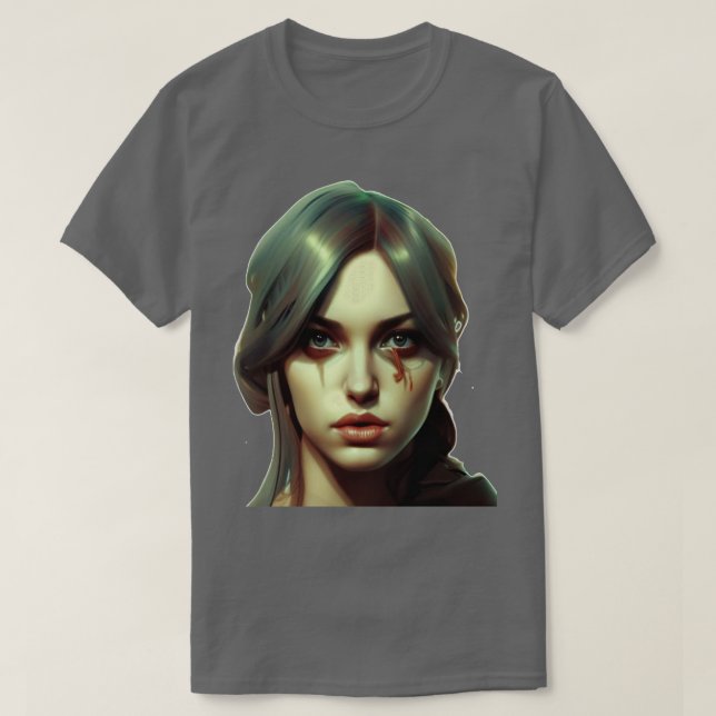 Camiseta mal chica (Diseño del anverso)