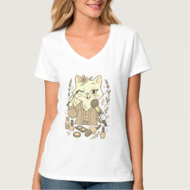 Camiseta Mal Día de Pelaje - Edición de Maquillaje