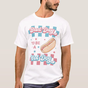 Camiseta Mal Día para ser un Hot Dog, Divertido 4 de Julio