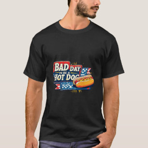 Camiseta Mal Día Para Ser Un Hot Dog Retro 4 de Julio