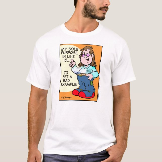 Camiseta Mal ejemplo (Anverso)