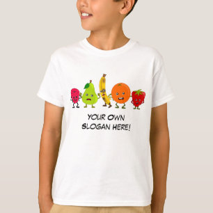 Camiseta Mal juego de frutas con eslogan de Personalizable