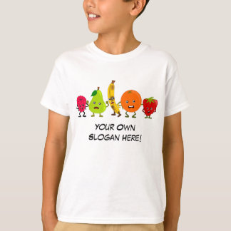Camiseta Mal juego de frutas con eslogan de Personalizable