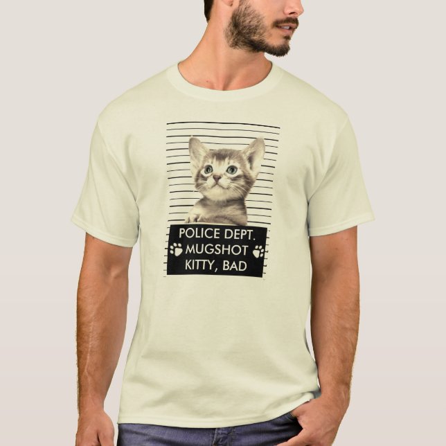 CAMISETA MAL KITTY MUGSHOT T-SHIRT (Anverso)