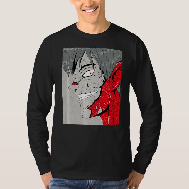 Camiseta Mal Monstruo Gráfico Demon Devil Harajuku (Anverso)