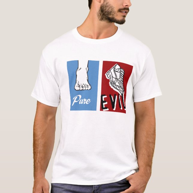 Camiseta Mal puro descalzo (Anverso)