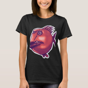Camiseta mal tipo scarface pez feo cómic divertido