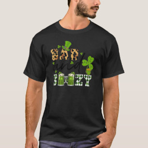 Camiseta Mal y adorable patrón de leopardo de San Patricio
