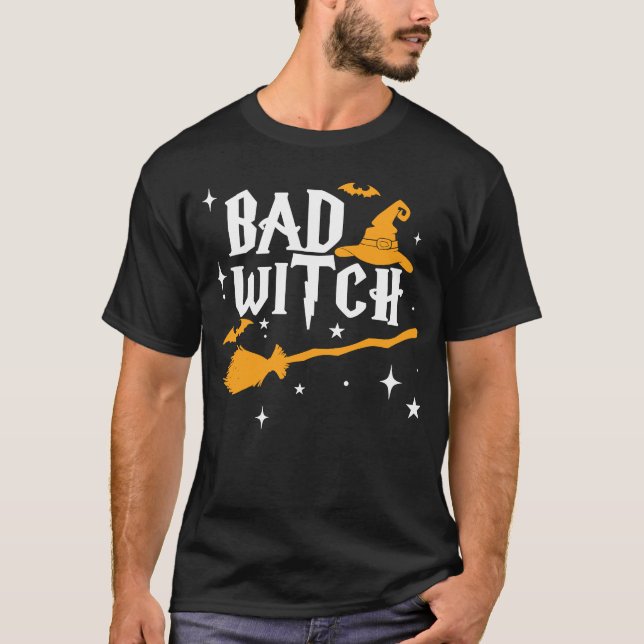 Camiseta Mala Bruja Halloween (Anverso)
