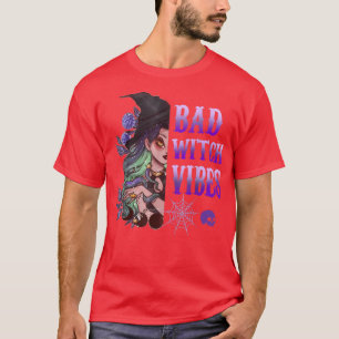 Camiseta Mala Bruja Vibes Funny Halloween