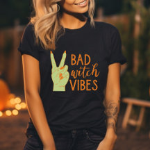 Mala Bruja Vibes Modernas Mujeres Halloween