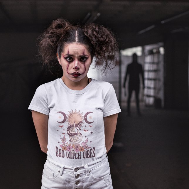 Camiseta Mala bruja vibra Halloween Familia Matanza (Halloween Family Matching T-Shirt )