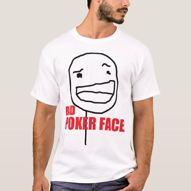 Camiseta Mala cara de póker (Anverso)