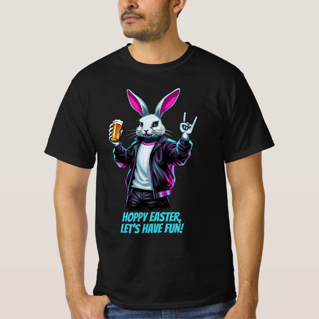 Camiseta ¡Mala Conejo de Pascua! Semana Santa, ¡Divertiémon (Anverso)