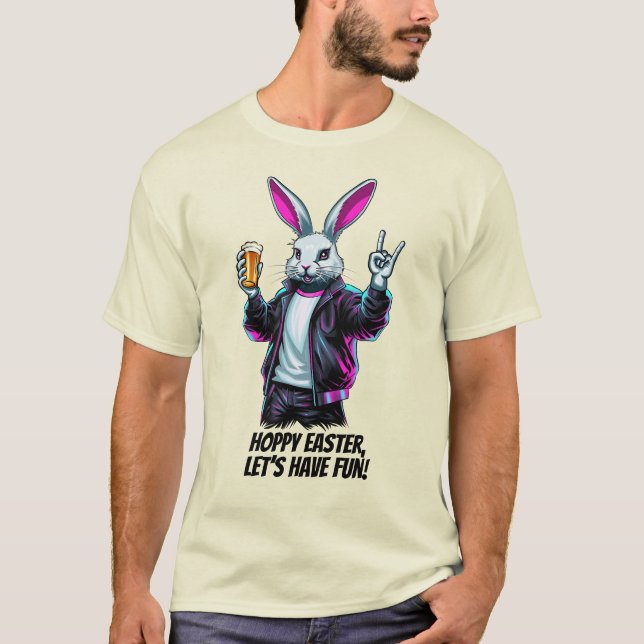 Camiseta ¡Mala Conejo de Pascua! Semana Santa, ¡Divertiémon (Anverso)