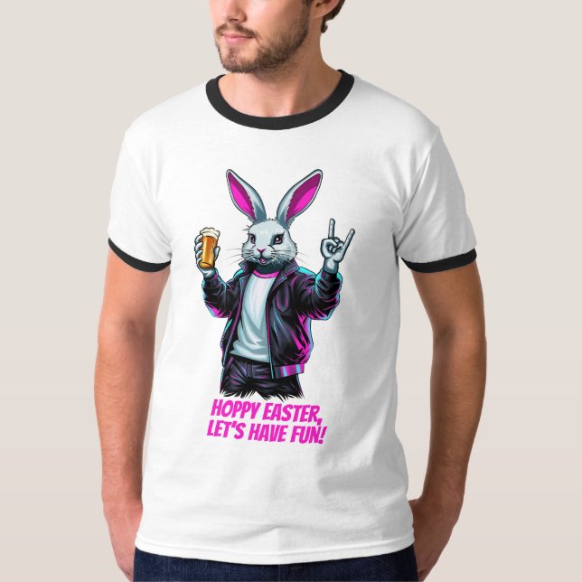 Camiseta ¡Mala Conejo de Pascua! Semana Santa, ¡Divertiémon (Anverso)