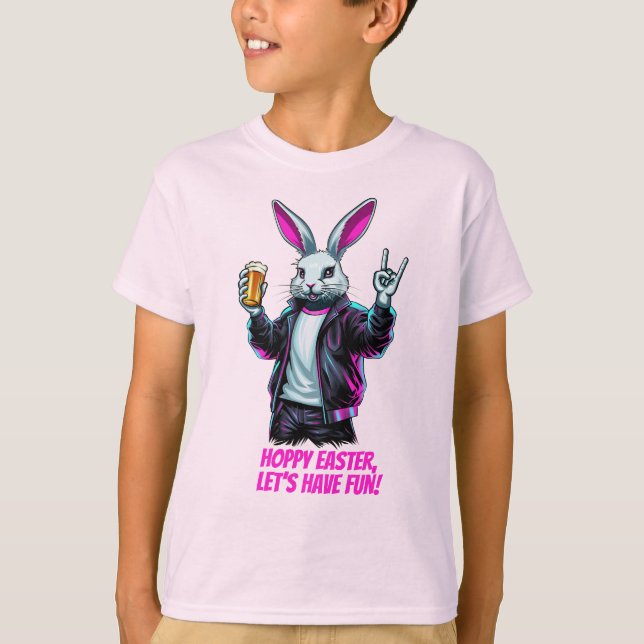 Camiseta ¡Mala Conejo de Pascua! Semana Santa, ¡Divertiémon (Anverso)