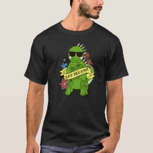Camiseta Mala iguana tatuaje iguana Mascota reptil