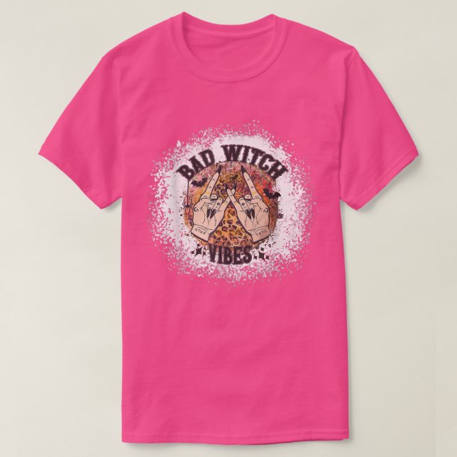 Camiseta Mala leopardo de vibración con hallo divertido Bat (Diseño del anverso)
