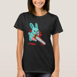 Camiseta Mala maldad malvada Asustada Scary Saw Rabbit Egas