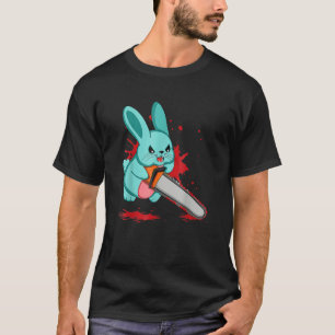 Camiseta Mala maldad malvada Asustada Scary Saw Rabbit Egas
