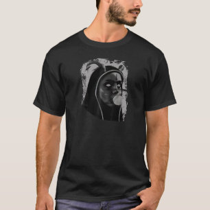 Camiseta Mala Oculta Monja Satanica Gotica Tatuaje Lilith I