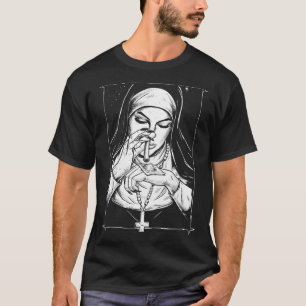 Camiseta mala religión monjas traviesas