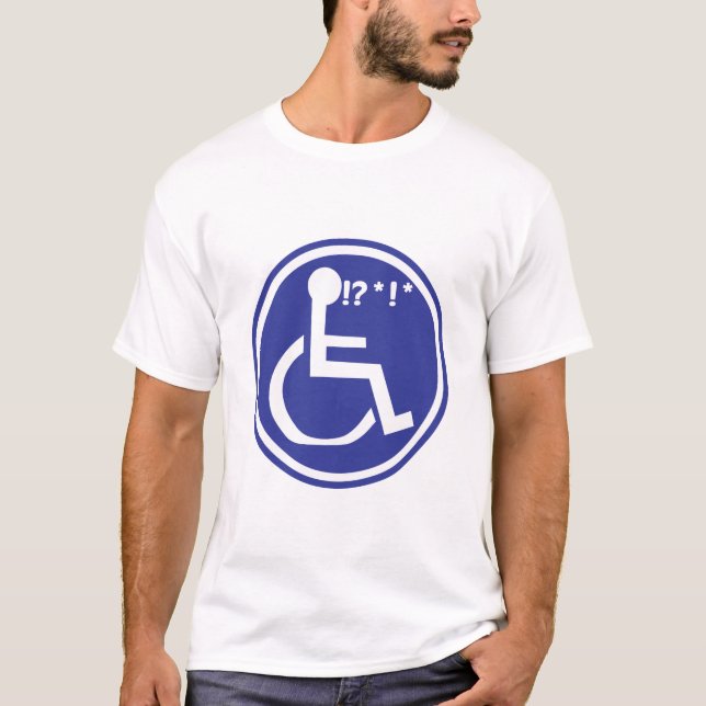 CAMISETA MALA SUERTE DE LA SILLA DE RUEDAS LISIADA (Anverso)