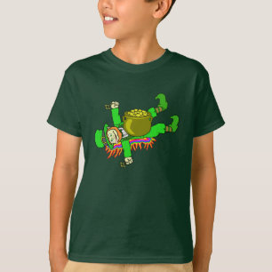Camiseta Mala suerte Leprechaun Gracioso Día de San Patrón