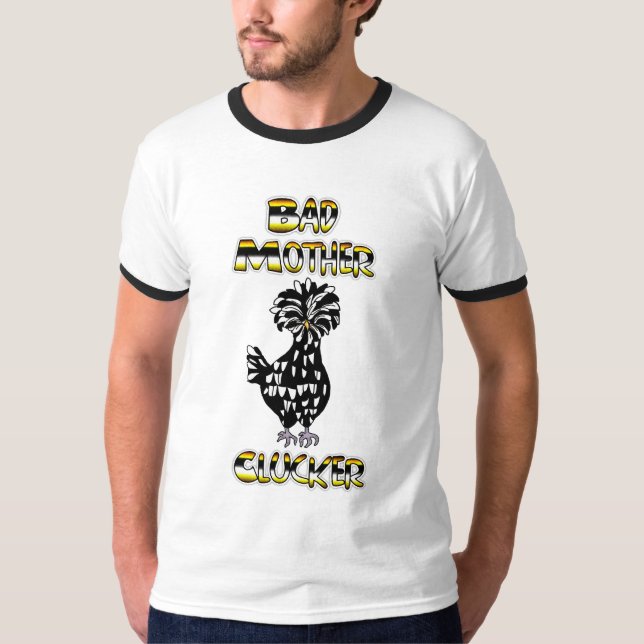 Camiseta Mala trébol materno | Pollo divertido (Anverso)