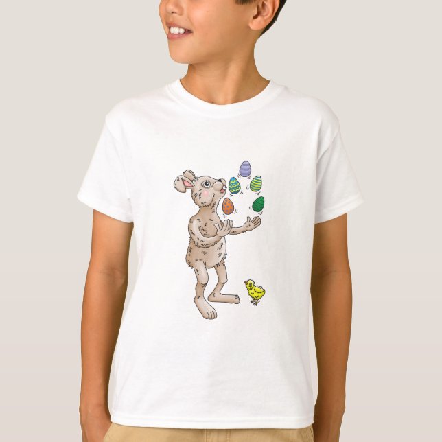 Camiseta Malabares Conejo de Pascua (Anverso)