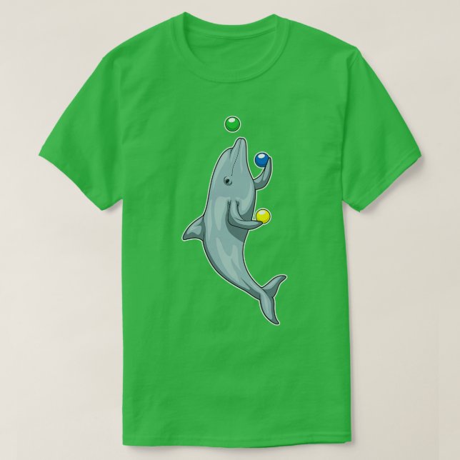 Camiseta Malabarismo de contrabando de delfines (Diseño del anverso)