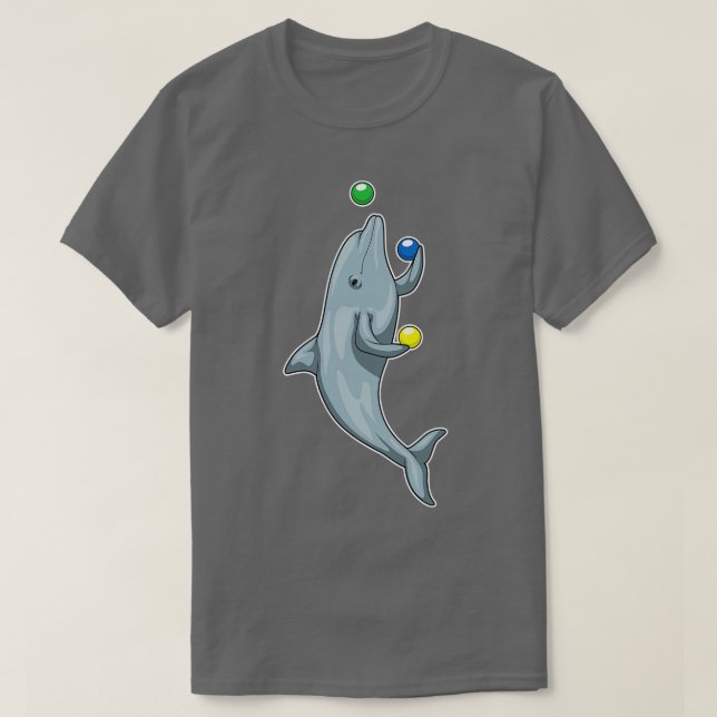 Camiseta Malabarismo de contrabando de delfines (Diseño del anverso)