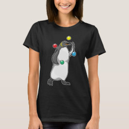 Camiseta Malabarismo de contrabando de pingüinos