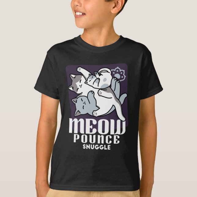 Camiseta Malabarismo de leva - gatos durmientes curados (Anverso)