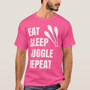 Camiseta Malabarismo Jugador Comer Sueño Malabarismo Repeti